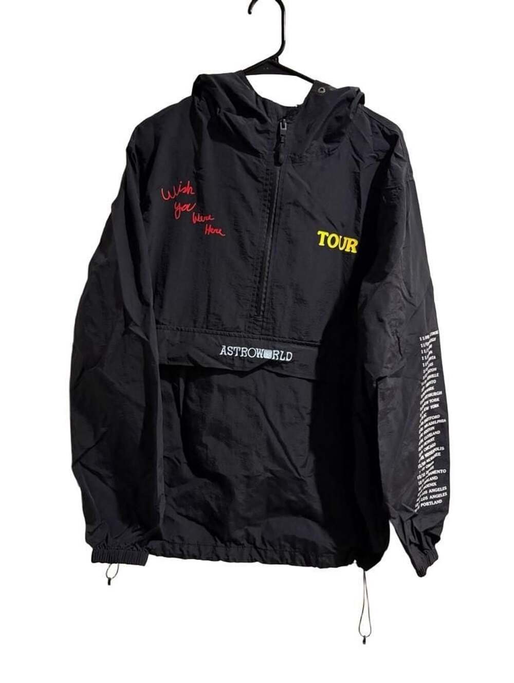 Travis Scott Astroworld No Bystanders Tour Anorak Windbreaker Jacket